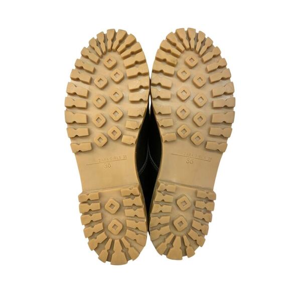 Zara Girls Lace Up Black Low Ankle Oxford Shoe new with tags SZ 36 4 us - Picture 8 of 8